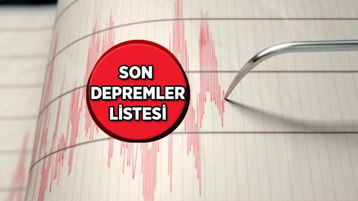 Bugün deprem mi oldu nerede kaç şiddetinde? 18 Nisan son depremler listesi…