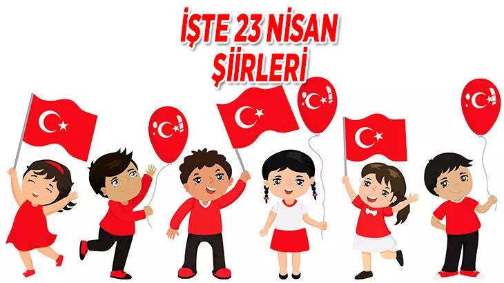 23 NİSAN ŞİİRLERİ (1,2,3,4,5,6 KITALIK) 2022 || EN GÜZEL, ANLAMLI, UZUN-KISA 23 NİSAN ŞİİRLERİ