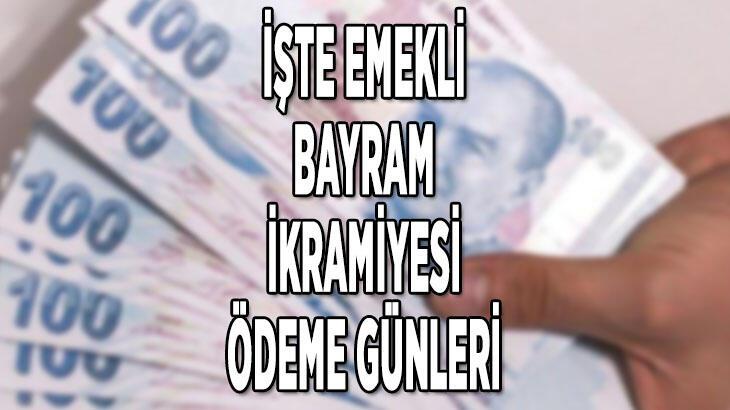 Emekli bayram ikramiyesi ne zaman yatacak (SSK, Bağ-Kur) 2022? Bayram ikramiyesi ne kadar, kaç TL, emekli ikramiyesi ne zaman verilecek?