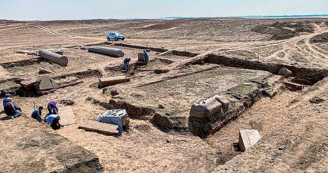 Mısır’da Roma dönemine ait tapınak kalıntıları bulundu