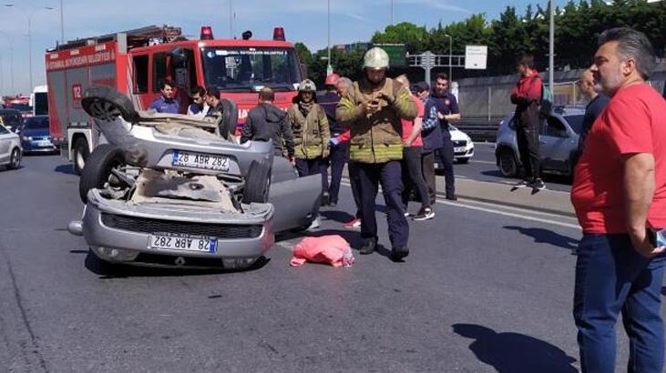 E-5 karayolunda can pazarı! 1’i hamile 3 kişi yaralandı