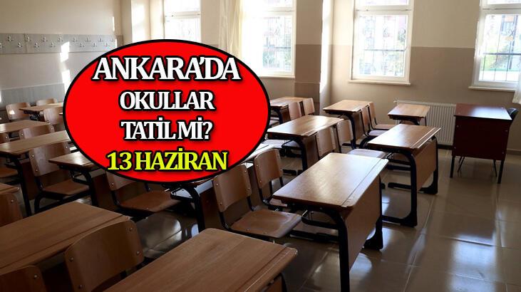 ANKARA OKULLAR TATİL Mİ, PAZARTESİ ANKARA’DA OKUL YOK MU?