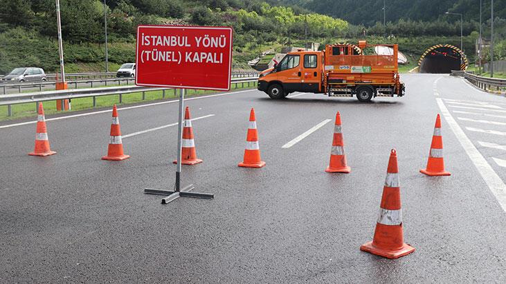 Bolu Dağı Tüneli’nde toprak kayması İstanbul yönünü kapattı