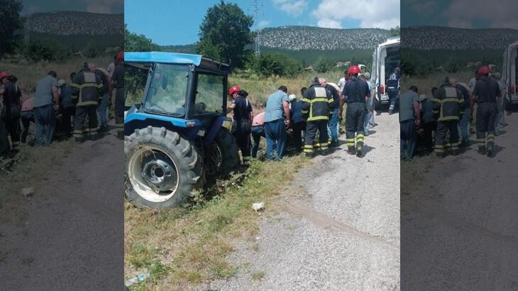 Kütahya’da traktör devrildi: 2 ölü, 2 yaralı