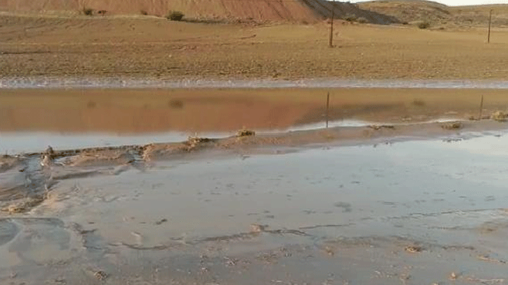 Nallıhan’da etkili olan sağanak sele neden oldu: Karayolu ulaşıma kapandı