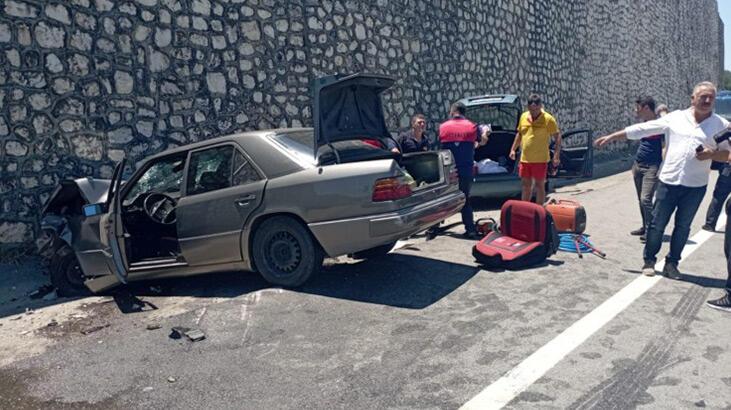 Düzce’de otomobiller çarpıştı: 1 ölü, 6 yaralı