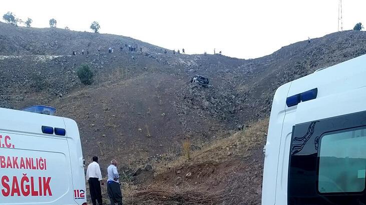 Adıyaman’da araç uçurumdan yuvarlandı: 2’si çocuk 6 yaralı var