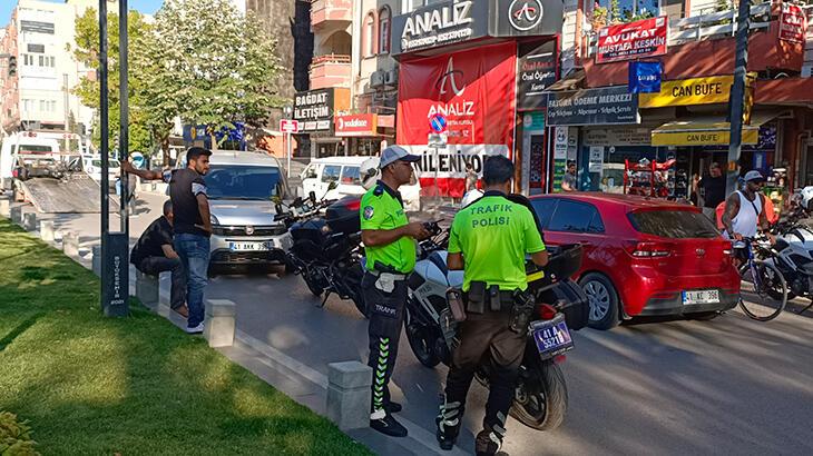 Çaldığı hafif ticari araçla ters yöne girip, genç kıza çarptı