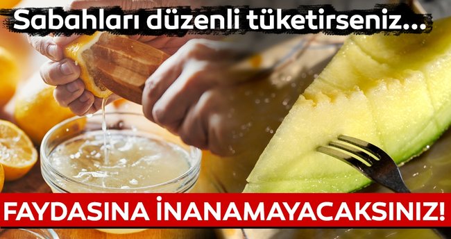 Kavun ve limonun inanılmaz faydası! Sabahları düzenli tüketilen kavunun faydaları şaşırtıyor!