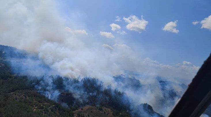 Çanakkale ve Tekirdağ’da orman yangını