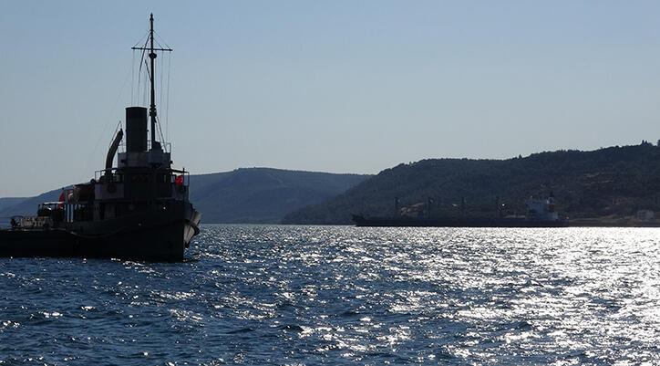 Ukrayna’dan yola çıkan ‘Navi-Star’ tahıl gemisi Çanakkale Boğazı’ndan geçti