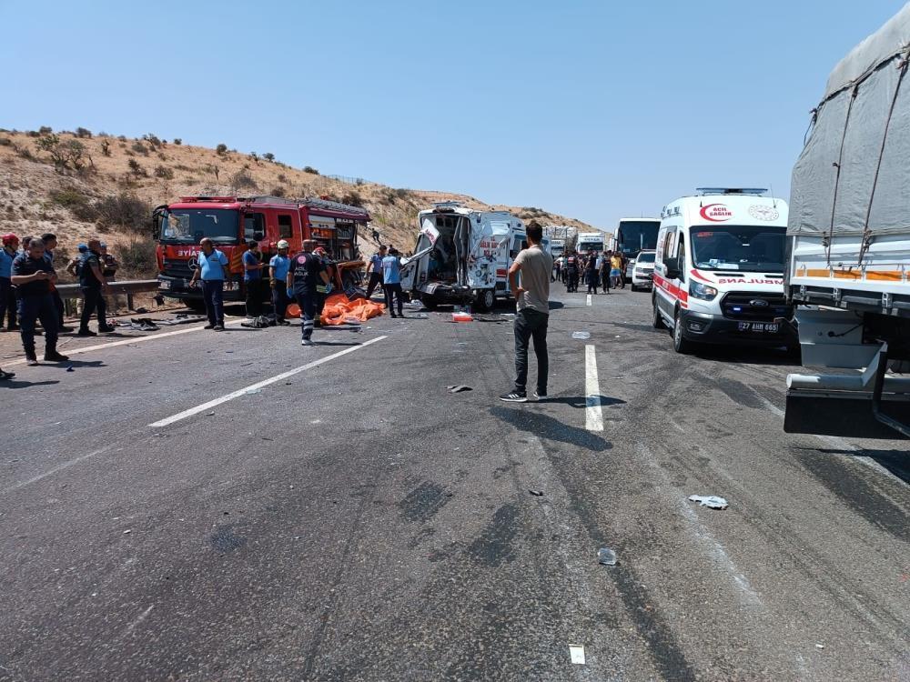 Gaziantep’te katliam gibi kaza!