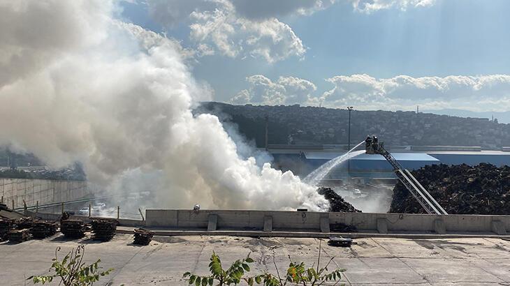 Kocaeli’de hurdalık yangını 55 saat sonra söndürüldü