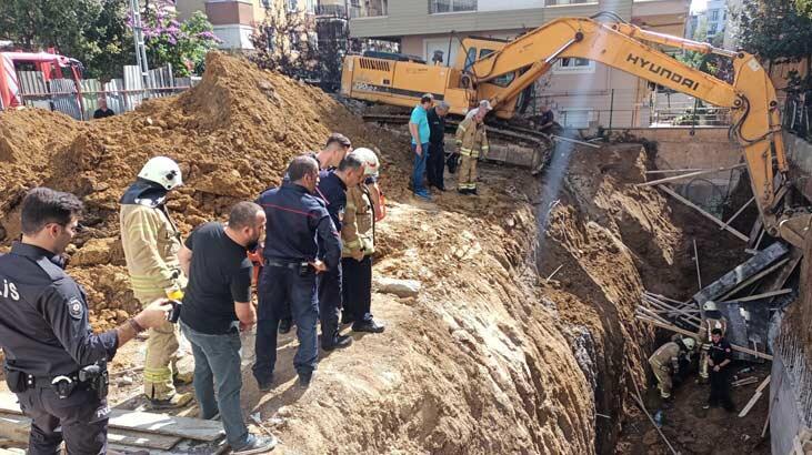 Maltepe’de inşaat alanında göçük