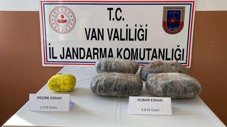 Van’da toprağa gömülü 6 kilo uyuşturucu ele geçirildi