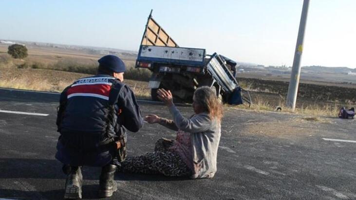 Tekirdağ’da feci kaza! Acı içinde kıvranan kadının sözleri yürek burktu