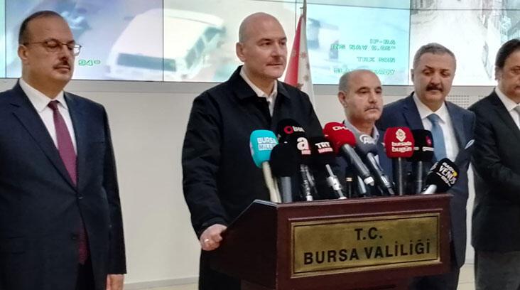 Bursa’da kökünü kurutma operasyonu! Bakan Soylu’dan açıklama