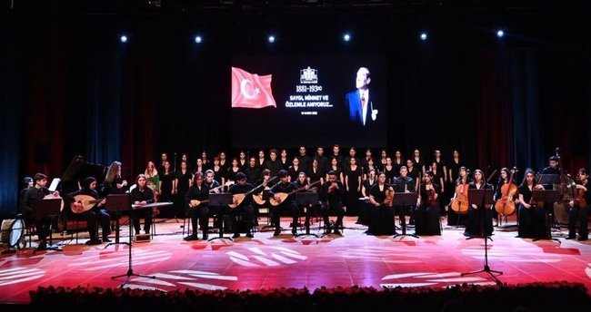 Gazi Mustafa Kemal Atatürk vefatının 84.yılında konserle anıldı