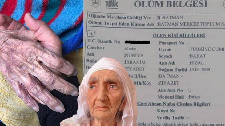 3 padişah ve 12 cumhurbaşkanı dönemi gördü, 113 yaşında yaşamını yitirdi