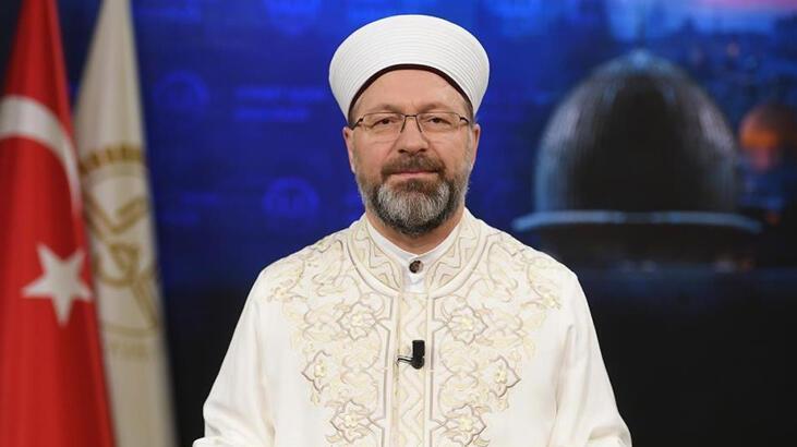 Diyanet İşleri Başkanı Erbaş’tan Filistin halkına başsağlığı mesajı