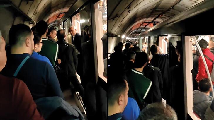 Kirazlı-Başakşehir metro hattında elektrik kesintisi, seferler durdu