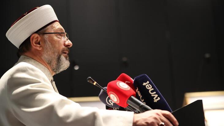 Diyanet İşleri Başkanı Erbaş,‘Kelime-i Tevhid Hat Eserleri Sergisi’ni açtı