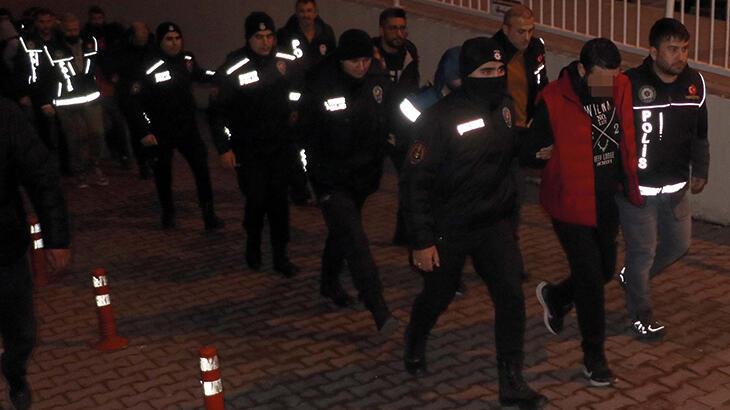 Kayseri’de uyuşturucu ticaretine 38 tutuklama