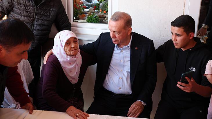 Cumhurbaşkanı Erdoğan’dan Zülfiye Teyze’ye ziyaret