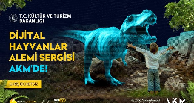 Dijital hayvanlar alemi sergisi AKM’de açılıyor