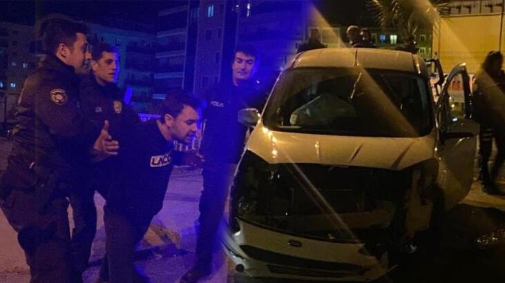 Alkollü sürücü kaza yaptı! Aracı yol ortasında bırakıp kaçtı