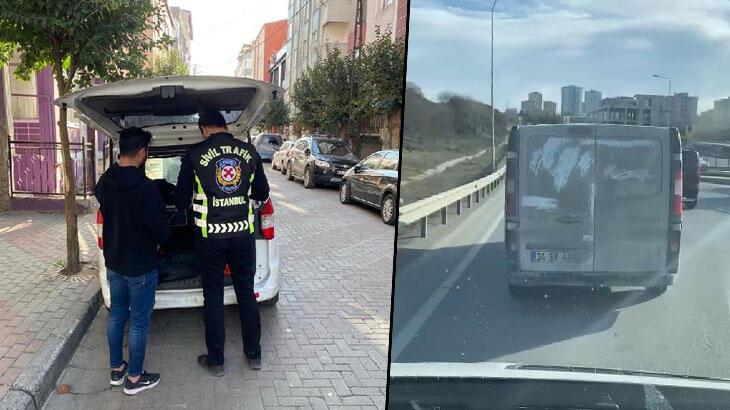 Başakşehir’de ambulansa yol vermeyen minibüs sürücüsüne ceza