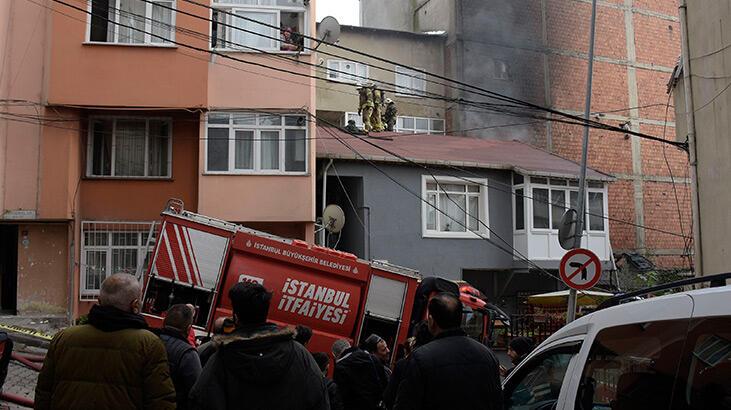 Kağıthane’de gecekonduda çıkan yangın yandaki binalara sıçradı