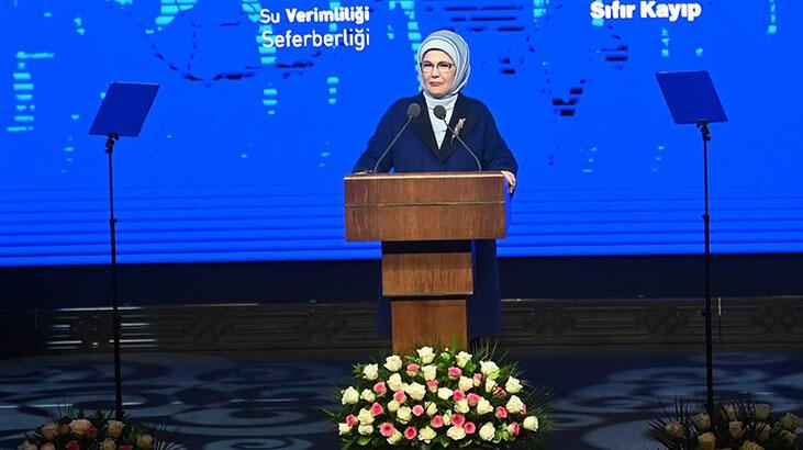 Emine Erdoğan: ‘Su vatandır’ inancıyla geleceğimize sahip çıkalım