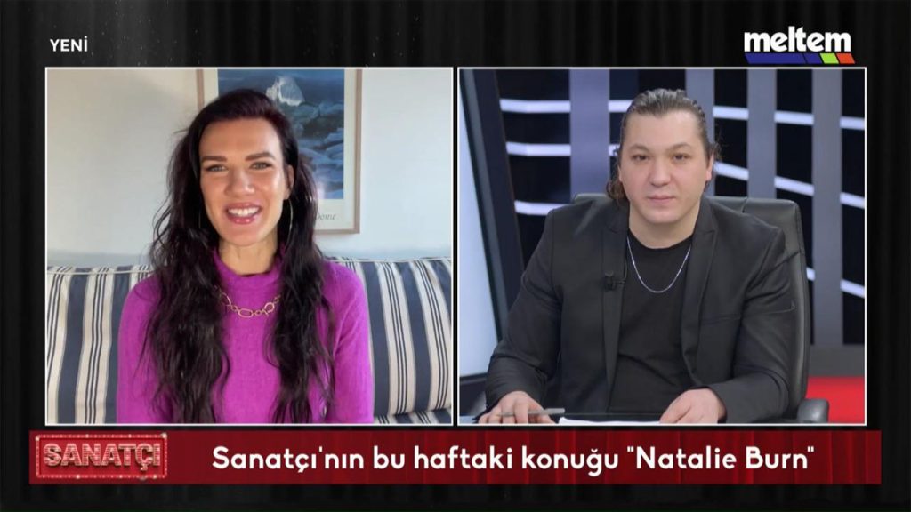 Raif Akyüz dünyaca ünlü aktris Natalie Burn’u programında konuk etti – Ajans Press Türkiye