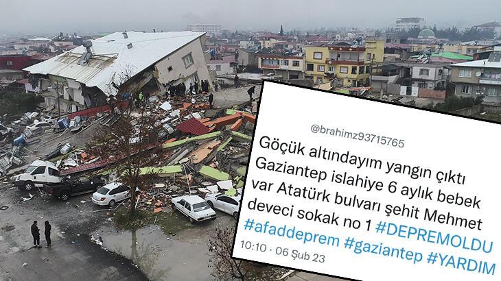 Göçük altında olduğunu iddia edip paylaşımlar yapan şahıs gözaltına alındı