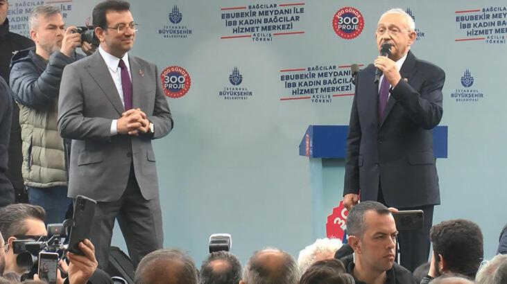 Kılıçdaroğlu ve İmamoğlu Bağcılar’da açılışa katıldı