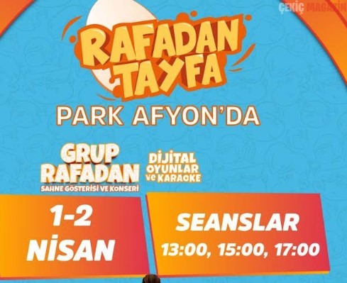 RAFADAN TAYFA PARK AFYON AVM’DE ÇOCUKLARLA BULUŞUYOR