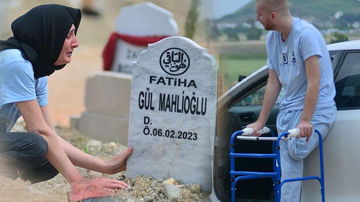 Deprem mezarlıklarında duygu dolu bayram ziyareti