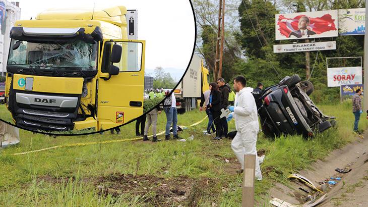 Giresun’da otomobil ile TIR çarpıştı: 2 ölü, 3 yaralı