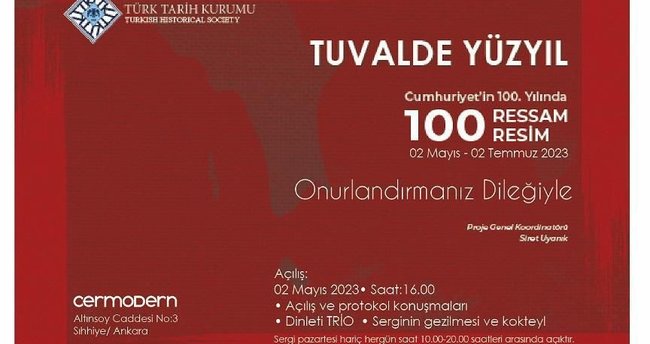 Tuvalde Yüzyıl: Cumhuriyet’in 100. Yılında 100 Ressam 100 Resim