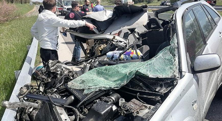 Edirne’de korkunç kaza! Hamile kadın hayatını kaybetti