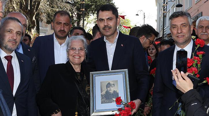 Bakan Kurum ve şehit kızı Fahriye Günaçan arasında duygulandıran diyalog