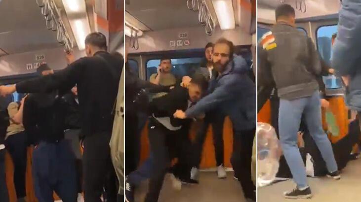 Metroda giyimlerine tepki göstermişti! Kavga çıkaran şahıs yakalandı