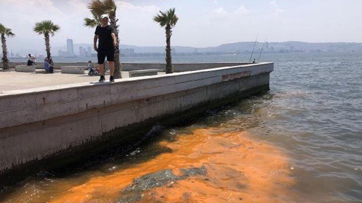 İzmir Körfezi’nde ‘kırmızı- turuncu renk’ uyarısı