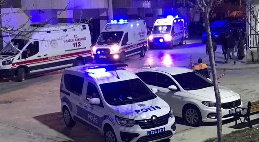 Konya’da silahlı kavga! 8’i polis 12 kişi yaralandı