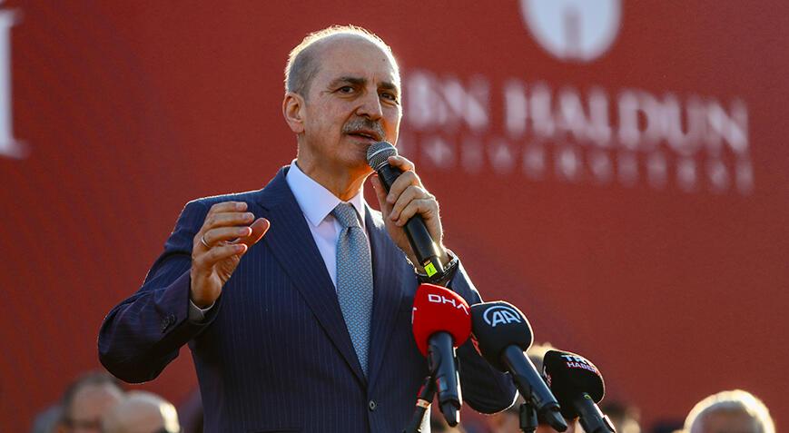 Meclis Başkanı Kurtulmuş üniversite mezuniyet törenine katıldı