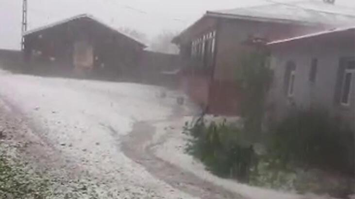 Haziran ayının sonunda şoke eden görüntü! Beyaza büründü