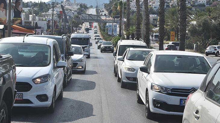 Bodrum’dan 110 bin araç çıkış yaptı