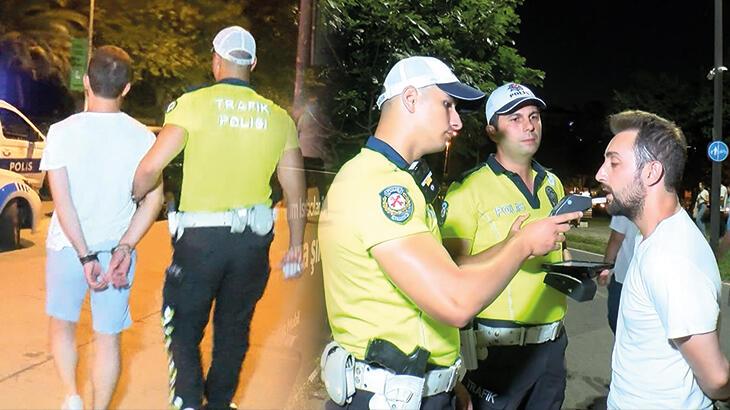 Alkollü sürücü dehşet saçtı! Önce dur ihtarına uymadı sonra yayaların üzerine sürdü