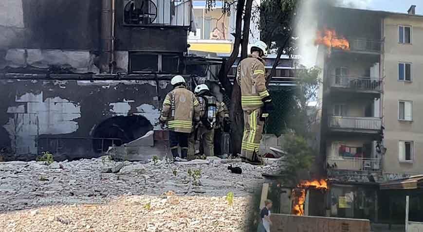 Kömürlükteki yangında 4 yavru kedi yaralı olarak kurtarıldı